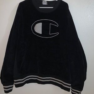 Champion black crew neck